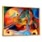 Designart - Music and Rhythm - Abstract Framed Canvas Art Print